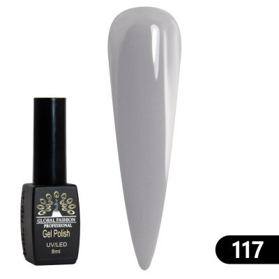 Oja semipermanenta BLACK ELITE, Global Fashion 8 ml, 117 foto