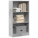 VidaXL Bibliotecă, gri beton, 60x24x109 cm, lemn prelucrat