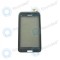 Ecran tactil Nokia E7-00 + capac frontal (negru)