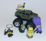 Minioni figurine pirat breloc vampir mecanic Clive Evil Despicable Me 2 BONUS