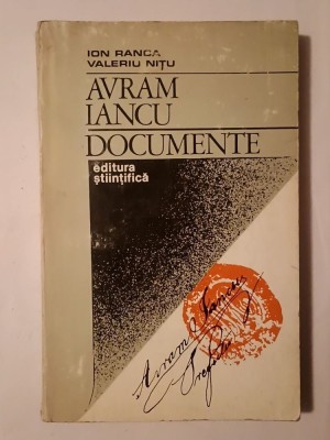 Ion Ranca; Valeriu Nițu (dedicație) - Avram Iancu: documente și bibliografie foto