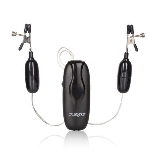 Stimulare sfarcuri - CalExotics Cleme Vibratoare pentru Sfarcuri