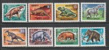 Mongolia 1967 - #100 Animale Preistorice 8v MNH