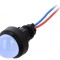 Lampă LED albastră 12V &Oslash;13mm IP40