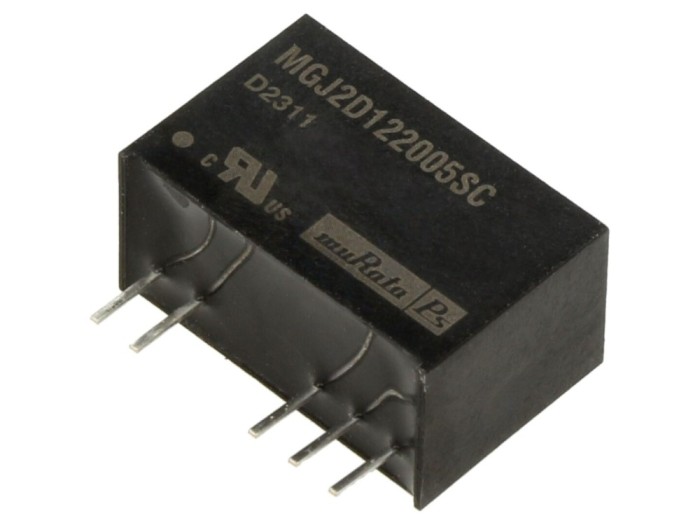 Convertor DC/DC 2W 20V -5V THT