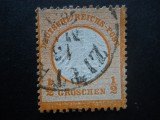 1872 GERMANIA REICH SCUT MIC, Stampilat