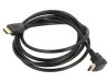 Cablu HDMI 2.0 HDCP 2.2 90&deg; PVC 2m Negru