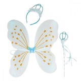 Set aripi de fluture cu accesorii, Pretty Pinky