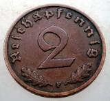2.854 GERMANIA 2 REICHSPFENNIG 1938 F, Europa, Bronz