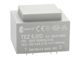 Transformator &icirc;ncapsulat 6VA 230VAC 15V 400mA PCB IP00