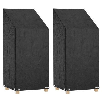 Gossi huse scaun gradina 2 buc, 8 ocheti 65x65x110/150 cm polietilena foto