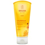 Sampon si Lotiune 2-in-1, Weleda, Shampoo, cu Galbenele, pentru Curatarea Delicata a Parului si Piel