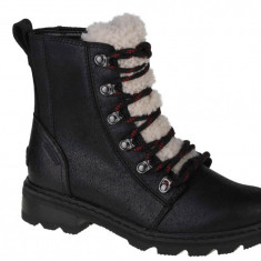 Cizme de iarna Sorel Lennox Lace Cozy WP Boot 1952511010 negru