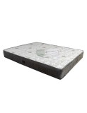 Set Saltea ortopedica cu arcuri Roza Super Lux Ortopedic 160x200x25cm, fermitate mediu-tare, plasa arcuri Bonell, fara vara-iarna, aerisire spaceair,