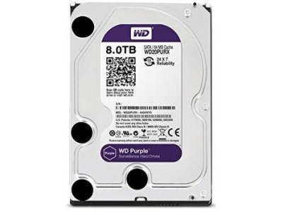 HDD Western Digital Surveillance Purple intern 8TB WD80PURX SafetyGuard Surveillance foto