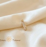 Cumpara ieftin Pandantiv Semnatura Luminii , Pandantiv placat 14K cu zirconia, 1.5 cm