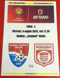 Program meci fotbal CS BLEJOI - CS DINAMO BUCURESTI (CUPA ROMANIEI 06.08.2025)