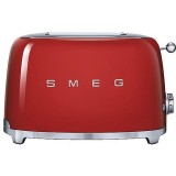 Prajitor de paine Smeg Retro TSF01RDEU, 950 W, 2 felii, rosu