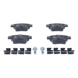 Set placute frana Ate 13046038132, parte montare : Punte spate