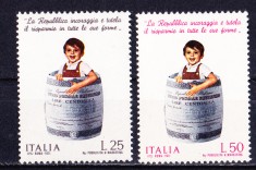 TSV$ - 1971 MICHEL 1374-1375 ITALIA MNH/** LUX
