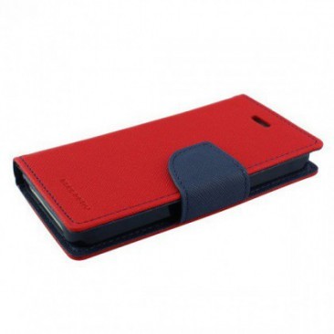 HUSA MERCURY FANCY DIARY IPHONE 5 / 5S ROSU BLISTER foto