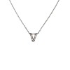 Colier argint 925 litera v, 40 cm