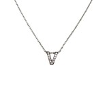 Colier argint 925 litera v, 40 cm