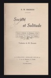 Societe et Solitude / R.W. Emerson