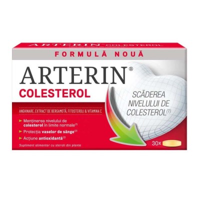 Arterin Colesterol 30 comprimate Perrigo foto