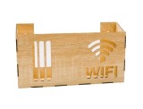 Cutie Decorativa Router Wi-Fi Lemn, Ascunde Cabluri, Design Modern, Ventilatie Optima, Montaj Ușor, Personalizabila