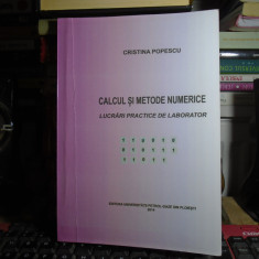 CRISTINA POPESCU - CALCUL SI METODE NUMERICE_LUCRARI PRACTICE LABORATOR , 2014 @