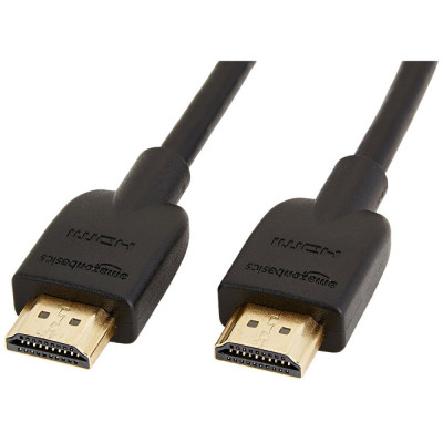 HDMI Cable Amazon Basics HDMI-6FT-BLACK-1P (Refurbished A) foto
