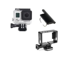 Set 3 accesorii pt Gopro Hero 3 Hero 3+ Hero 4 , Carcasa , Rama , Inchizator