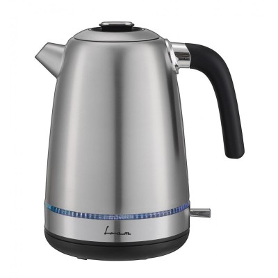 Fierbator electric Fram, 1850-2200 W, 1.7 l, filtru detasabil, Negru/Gri foto