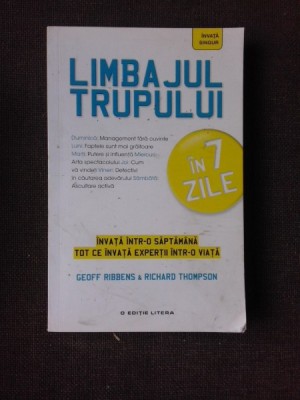LIMBAJUL TRUPULUI IN 7 ZILE - GEOFF RIBBENS foto