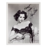 Piper Laurie, fotografie de epocă cu semnătură olografă