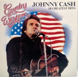 Johnny Cash &lrm;&ndash; 18 Greatest Hits NM / NM vinil, LP, disc country rock _ Colorado, UK