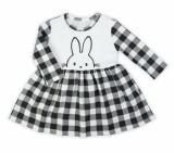 Rochita cu maneca lunga Nicol &quot;Bunny&quot; (163364) Marime 80 (9-12 luni)