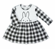 Rochita cu maneca lunga Nicol &quot;Bunny&quot; (163364) Marime 80 (9-12 luni)
