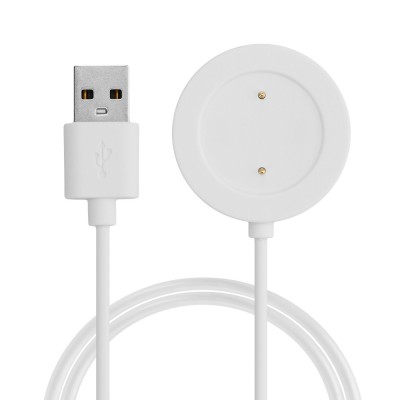 Cablu de incarcare USB pentru Xiaomi Mi Watch Color Sport/Watch S1 Active, Kwmobile, Alb, Plastic, 58354.02 foto