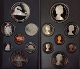 D1 Canada set oficial 1986 include 1 dollar argint/ Proof