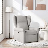 VidaXL Scaun extensibil din stofă gri nor