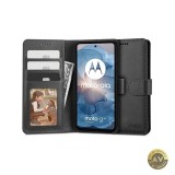 Husa pentru Motorola Moto G24 Power / G04 / G24 / E14 Tech-Protect Wallet Neagra