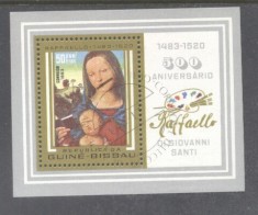 Guinee Bissau 1983 Raffael painting perf. sheet Mi.B251 used TA.106