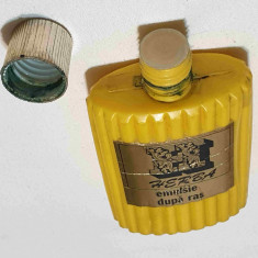 HERBA emulsie dupa ras -recipient din plastic, vechi anii 1970 - produs romanesc