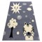 Covor BCF Flash Smile 3992 - Soare gri, 140x190 cm