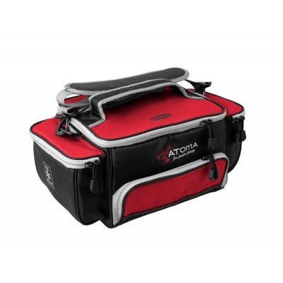Geantă accesorii feeder Delphin ATOMA Mărime L, 41x25x20 cm, rosu/negru foto