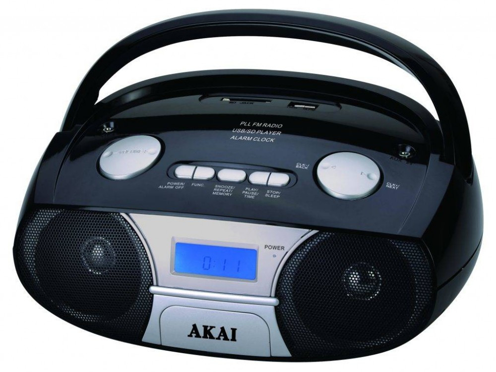 Radio portabil Akai APRC-106 Bluetooth / USB / SD Negru | Okazii.ro