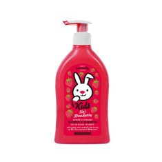 GEL DUS &amp;amp; SAMPON COPII CAPSUNE POMPITA 400ML foto