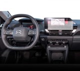 Folie Protectie Navigatie Citroen C4 X 2022+, Duragon, protectie Display Navigatie, silicon Transparent, Anti-zgarieturi, kit instalare